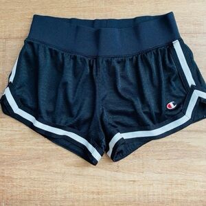 Champion Women's Black and White Athletic Shorts